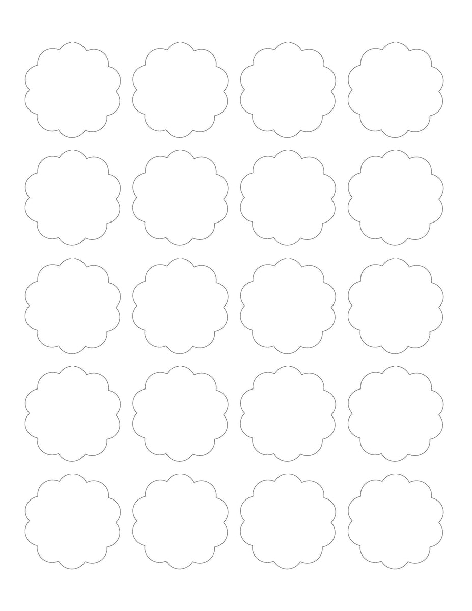 1.75 x 1.75 Square Hang Tag Sheet (Die-Cut White Cardstock
