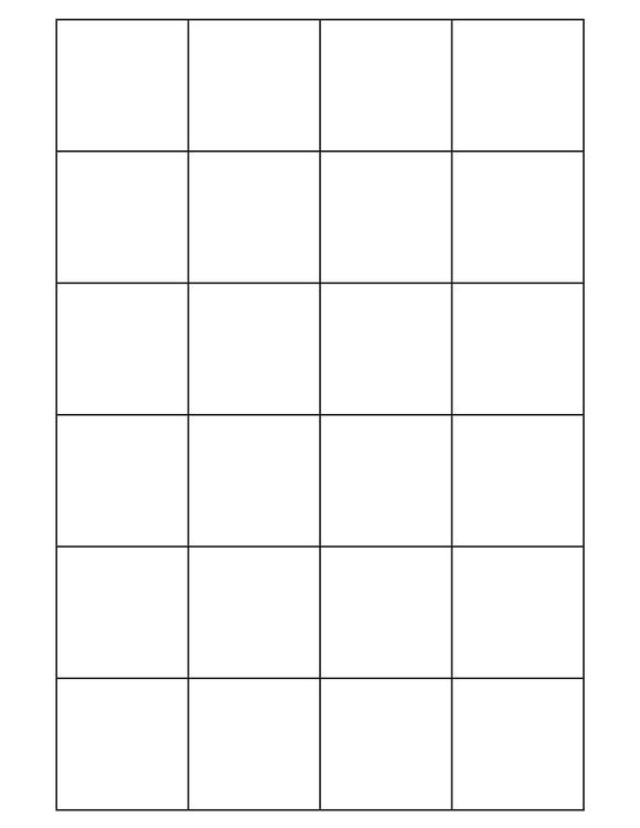 1 3/4 x 1 3/4 Square Fluorescent YELLOW Label Sheet (Bulk Pack 500 Sheets)