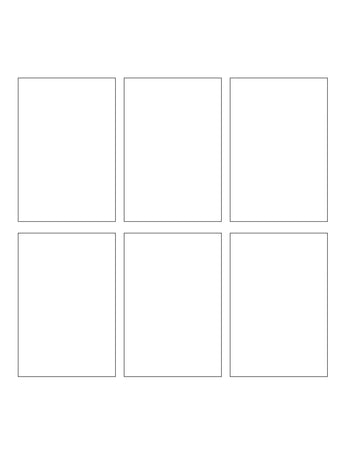 2.375 x 3.5 Rectangle Hang Tag Sheet (Die-Cut White Cardstock)