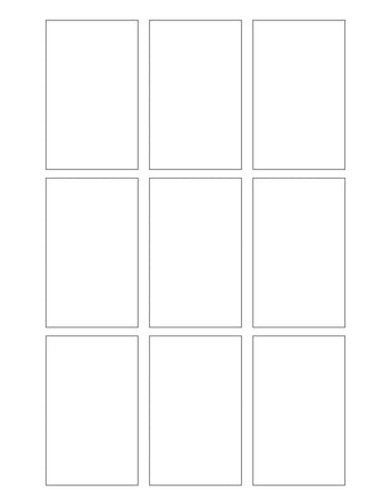 2 x 3.25 Rectangle Hang Tag Sheet (Die-Cut White Cardstock)
