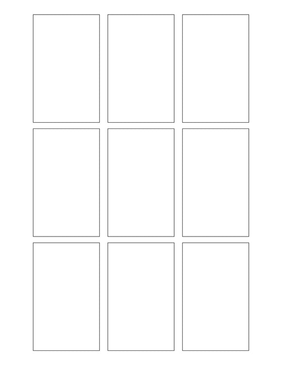 2 x 3.25 Rectangle Hang Tag Sheet (Die-Cut White Cardstock)