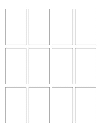 1.75 x 3 Rectangle Hang Tag Sheet (Die-Cut White Cardstock)