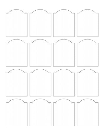 1.75 x 1.75 Square Hang Tag Sheet (Die-Cut White Cardstock) –