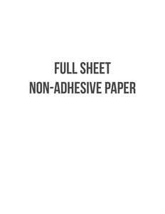 8 1/2 x 11 Non-adhesive Natural Ivory Paper