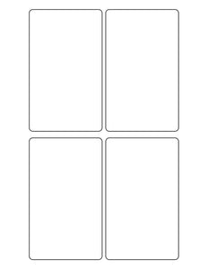 3 x 5 Rectangle White Label Sheet – labelsbythesheet.com