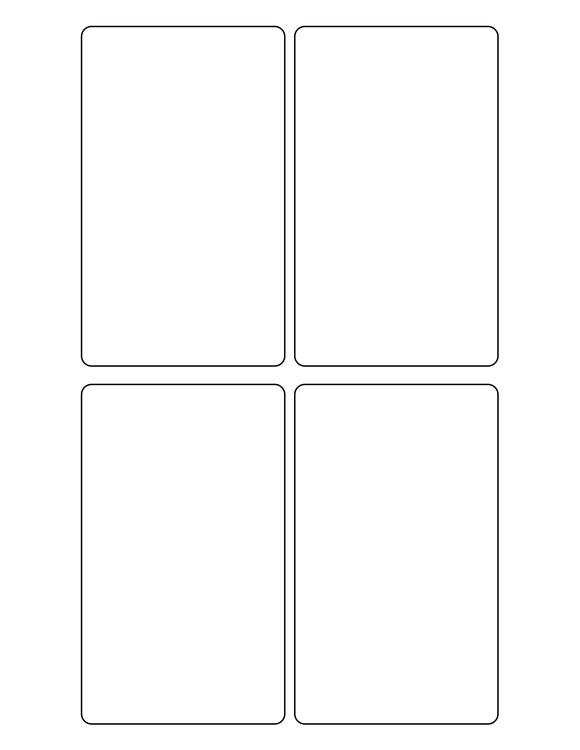 3 x 5 Rectangle Fluorescent ORANGE Label Sheet (Bulk Pack 500 Sheets)