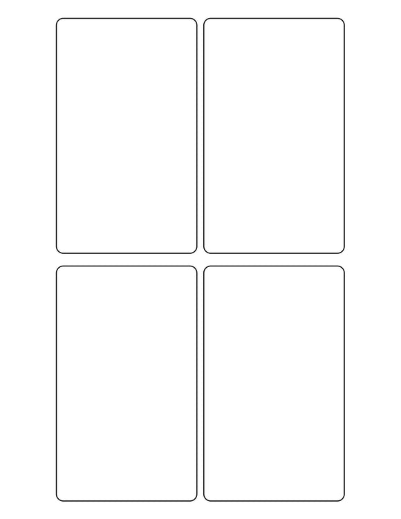 3 x 5 Rectangle Khaki Tan Label Sheet