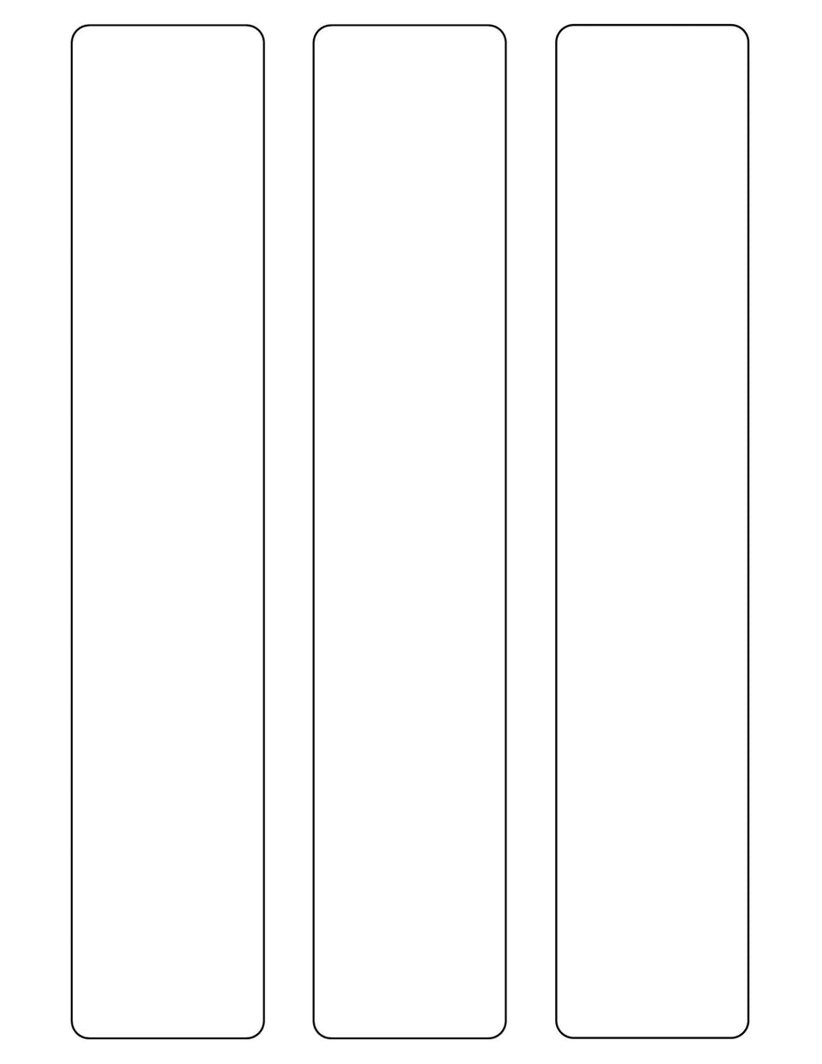 2 x 10.5 Rectangle Clear Gloss Printed Label Sheet – labelsbythesheet.com