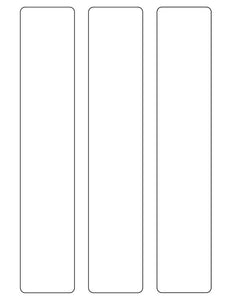 2 x 10.5 Rectangle Fluorescent ORANGE Label Sheet (Bulk Pack 500 Sheets)