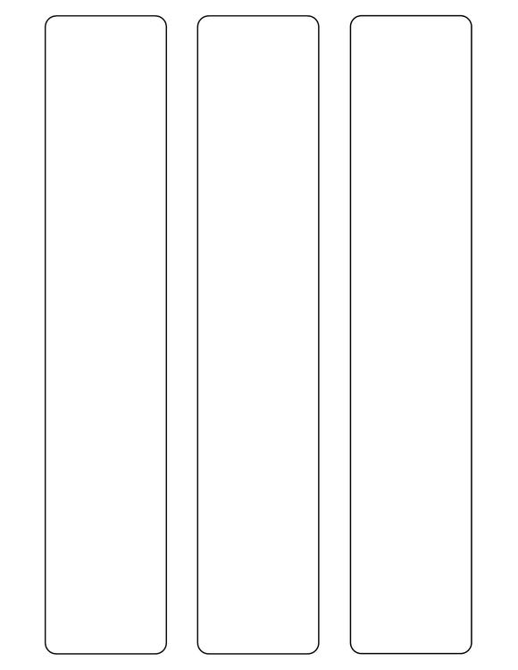 2 x 10.5 Rectangle Fluorescent ORANGE Label Sheet (Bulk Pack 500 Sheets)