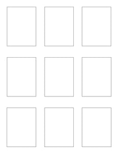 2.1 x 2.8 Rectangle Recycled White Label Sheet