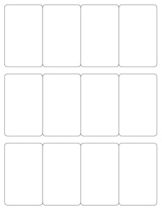 2 x 3 1/4 Rectangle White Photo Gloss Inkjet Label Sheet