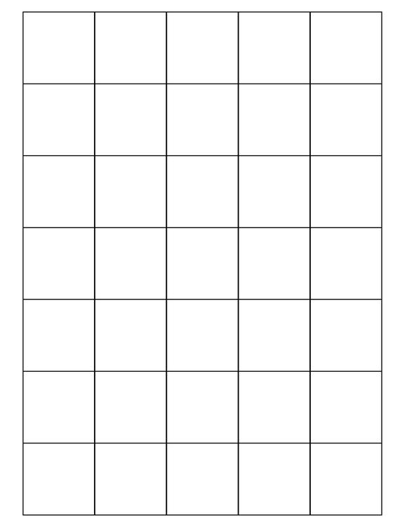 1 1/2 x 1 1/2 Square Fluorescent PINK Label Sheet (Bulk Pack 500 Sheets)
