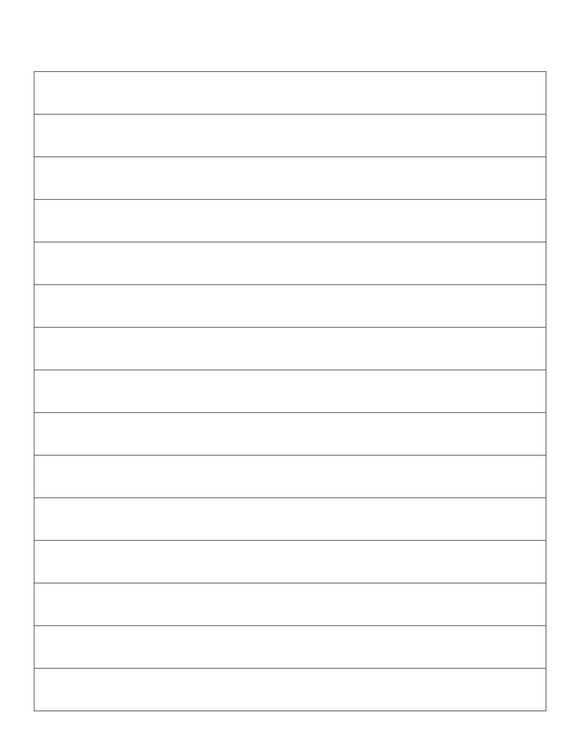 7 1/2 x 5/8 Rectangle Fluorescent PINK Label Sheet (Bulk Pack 500 Sheets)