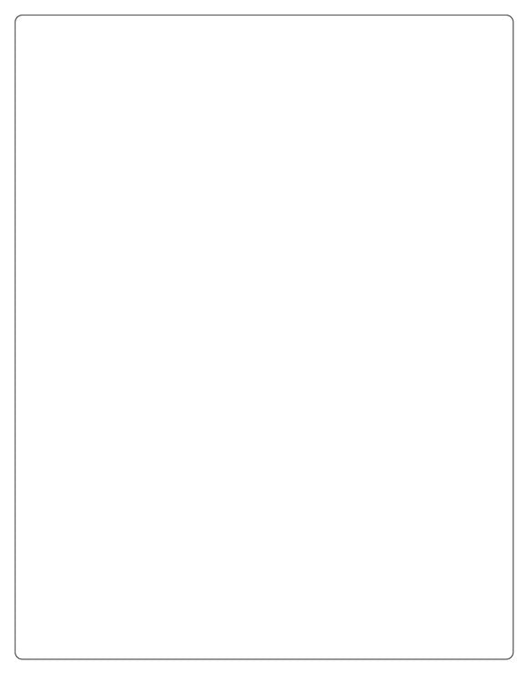 8 x 10 3/8 Rectangle White Label Sheet