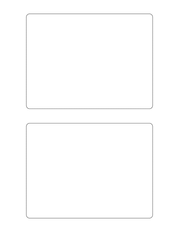 6 x 4 1/2 Rectangle White Label Sheet – labelsbythesheet.com