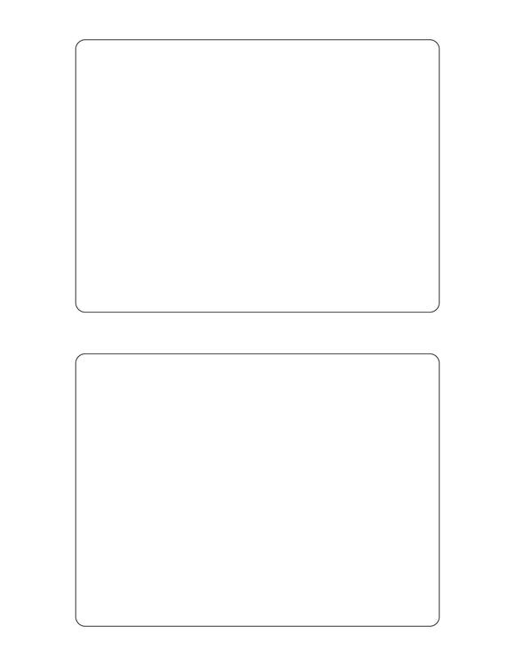 6 x 4 1/2 Rectangle Fluorescent YELLOW Label Sheet (Bulk Pack 500 Sheets)