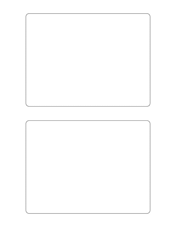 6 x 4 1/2 Rectangle White Printed Label Sheet – labelsbythesheet.com