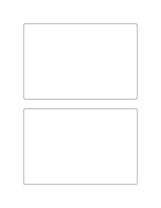 6 x 4 Rectangle Fluorescent ORANGE Label Sheet (Bulk Pack 500 Sheets)