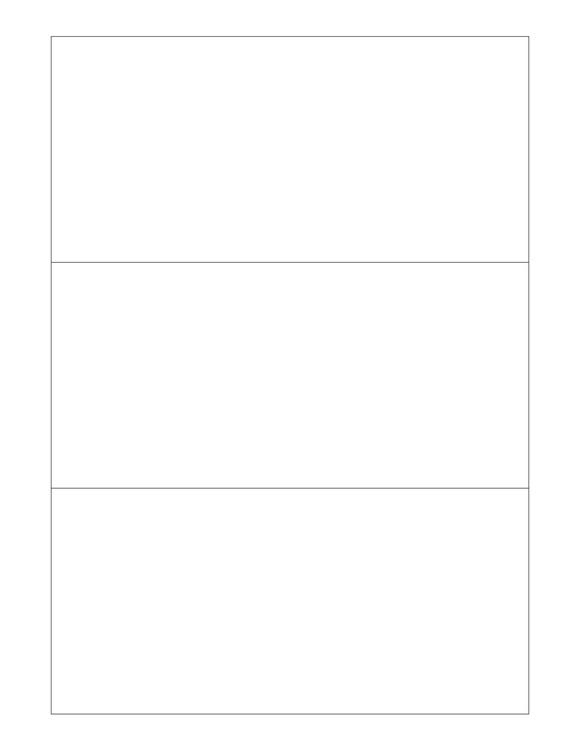 7 x 3 5/16 Rectangle Fluorescent YELLOW Label Sheet (Bulk Pack 500 Sheets)