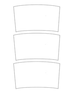 5 1/2 x 3 1/8 Rectangle Fluorescent ORANGE Label Sheet (Bulk Pack 500 Sheets)