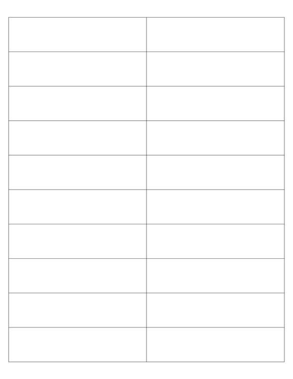 4 x 1 Rectangle Fluorescent ORANGE Label Sheet (Bulk Pack 500 Sheets) (Square Corners)