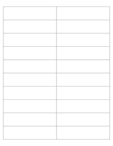 4 x 1 Rectangle Fluorescent YELLOW Label Sheet (Bulk Pack 500 Sheets) (Square Corners)