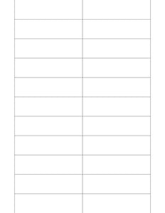 3 1/2 x 1 Rectangle Fluorescent PINK Label Sheet (Bulk Pack 500 Sheets)