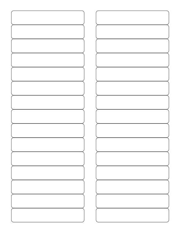 3 7/16 x 2/3 Rectangle Fluorescent PINK Label Sheet (Bulk Pack 500 Sheets)
