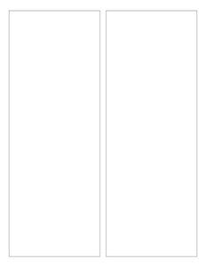 3 3/4 x 10 1/8 Rectangle Fluorescent ORANGE Label Sheet (Bulk Pack 500 Sheets)