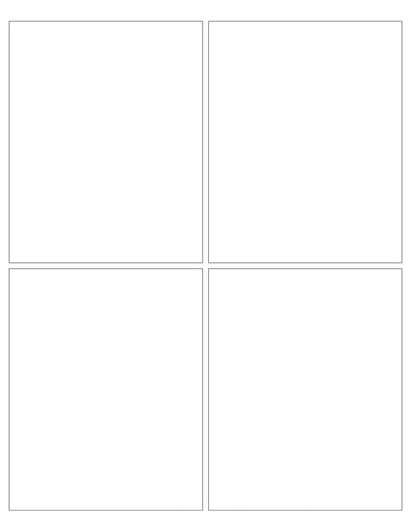 4 x 5 Rectangle Recycled White Label Sheet (Rounded Corners