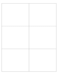 4 x 3 1/3 Rectangle Fluorescent PINK Label Sheet (Bulk Pack 500 Sheets) (Square Corners)