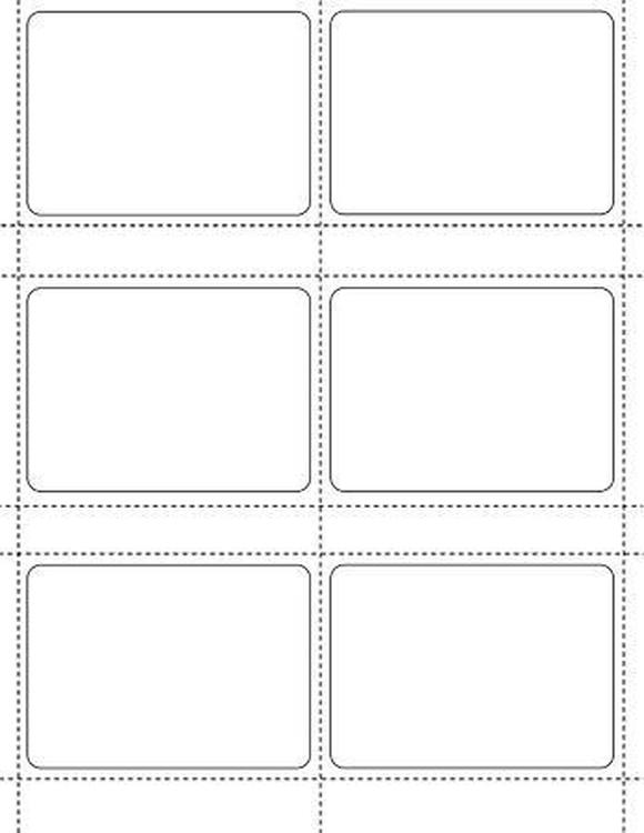 3 3/4 x 2 23/32 Rectangle Fluorescent RED Label Sheet (Bulk Pack 500 Sheets)