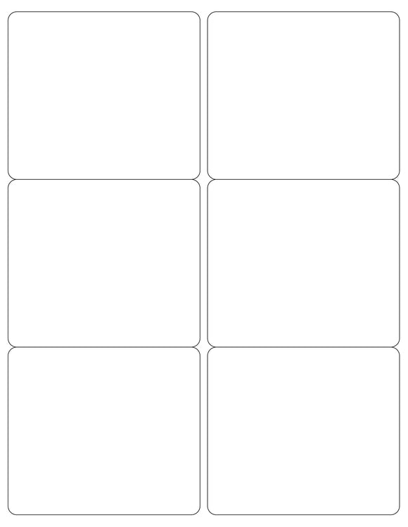 4 x 3 1/2 Rectangle White Label Sheet – labelsbythesheet.com