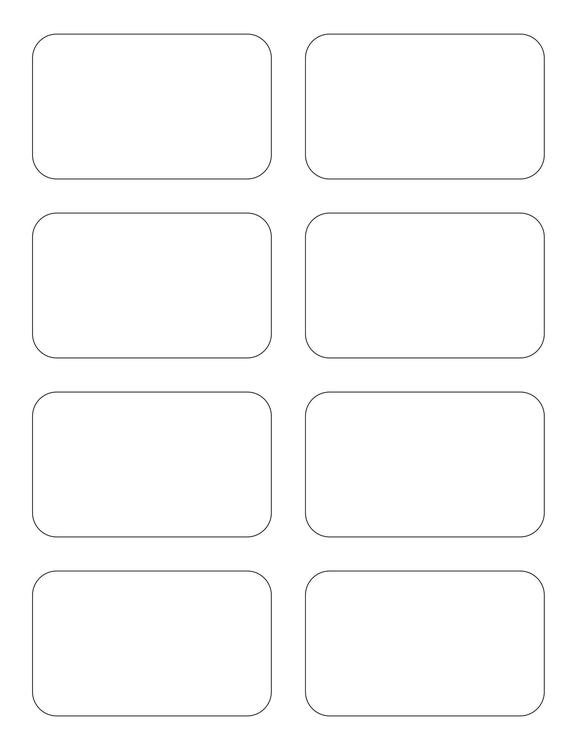3 1/2 x 2 1/8 Rectangle Fluorescent PINK Label Sheet (Bulk Pack 500 Sheets)
