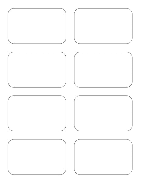 Rectangle Label Template