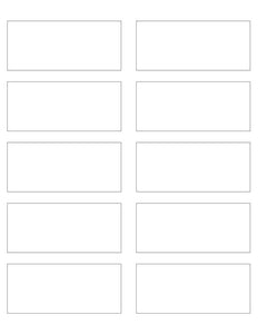 3 3/4 x 1 5/8 Rectangle Fluorescent PINK Label Sheet (Bulk Pack 500 Sheets)