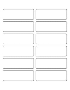 3 3/4 x 1 1/4 Rectangle Fluorescent PINK Label Sheet (Bulk Pack 500 Sheets)