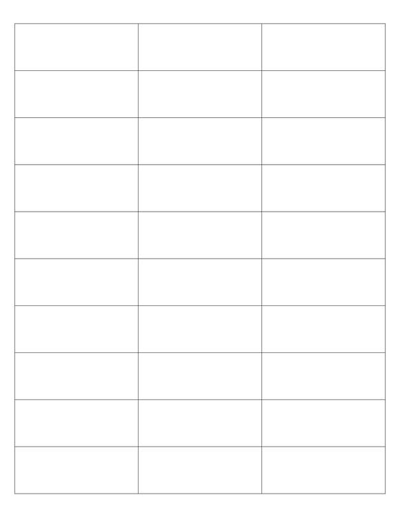 2 5/8 x 1 Rectangle Fluorescent YELLOW Label Sheet (Bulk Pack 500 Sheets) (Square Corners)