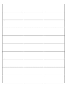 2 5/8 x 1 Rectangle Fluorescent ORANGE Label Sheet (Bulk Pack 500 Sheets) (Square Corners)