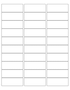 2 5/8 x 1 Rectangle Fluorescent ORANGE Label Sheet (Bulk Pack 500 Sheets) (Rounded Corners)