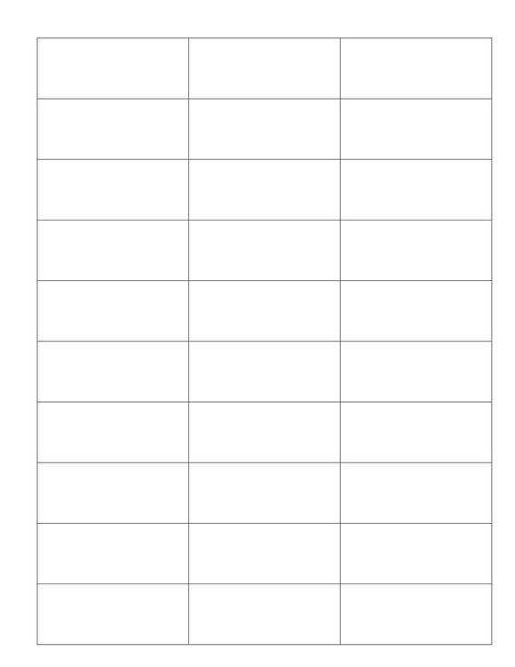 2 1/2 x 1 Rectangle Fluorescent PINK Label Sheet (Bulk Pack 500 Sheets)