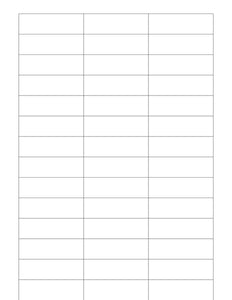 2 3 8 X 3 4 Rectangle White Label Sheet Labelsbythesheet Com
