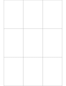2 1/2 x 3 2/3 Rectangle Fluorescent PINK Label Sheet (Bulk Pack 500 Sheets)