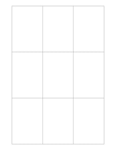 2 1/4 x 3 3/8 Rectangle Fluorescent PINK Label Sheet (Bulk Pack 500 Sheets)