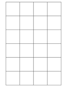 1 3/4 x 1 3/4 Square Fluorescent PINK Label Sheet (Bulk Pack 500 Sheets)
