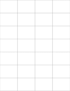 2 1/8 x 1.571 Rectangle Fluorescent PINK Label Sheet (Bulk Pack 500 Sheets)