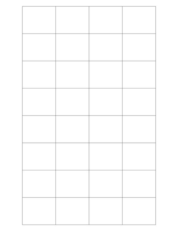 1.592 x 1.3 Rectangle Fluorescent ORANGE Label Sheet (Bulk Pack 500 Sheets)