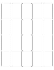 1 1/2 x 2 1/2 Rectangle Fluorescent PINK Label Sheet (Bulk Pack 500 Sheets)