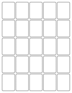 1 1/2 x 2 Rectangle Fluorescent PINK Label Sheet (Bulk Pack 500 Sheets)